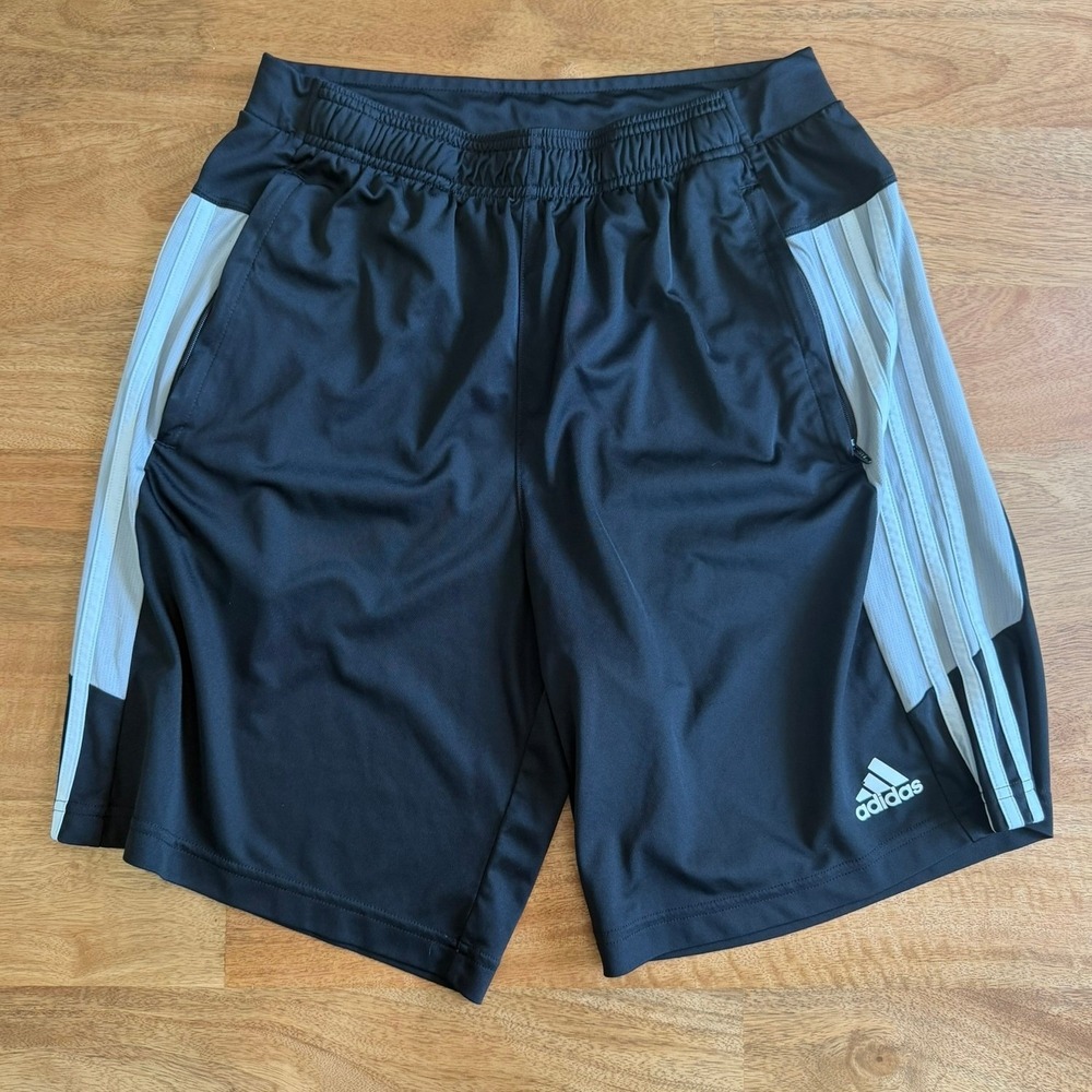 Adidas AeroReady Primegreen Mens Athletic Shorts Black Grey GN1504 Size M